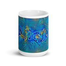 Load image into Gallery viewer, Alicja Mug Night Surfing 15oz front view