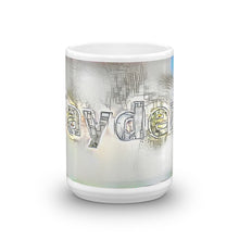 Load image into Gallery viewer, Jayden Mug Victorian Fission 15oz front view