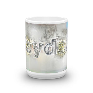 Jayden Mug Victorian Fission 15oz front view