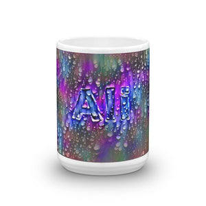 Ali Mug Wounded Pluviophile 15oz front view