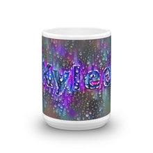 Load image into Gallery viewer, Kylee Mug Wounded Pluviophile 15oz front view