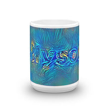 Load image into Gallery viewer, Allyson Mug Night Surfing 15oz front view