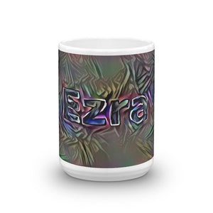 Ezra Mug Dark Rainbow 15oz front view