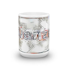 Load image into Gallery viewer, Alonzo Mug Frozen City 15oz front view
