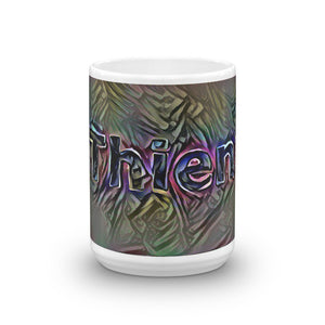 Thien Mug Dark Rainbow 15oz front view