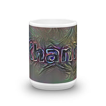 Load image into Gallery viewer, Khanh Mug Dark Rainbow 15oz front view