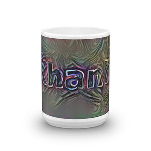 Khanh Mug Dark Rainbow 15oz front view