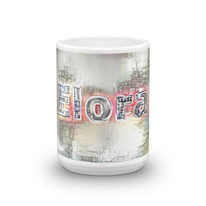 Elora Mug Ink City Dream 15oz front view