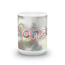 Load image into Gallery viewer, Alonzo Mug Ink City Dream 15oz front view