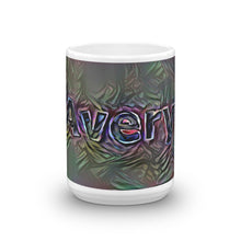 Load image into Gallery viewer, Avery Mug Dark Rainbow 15oz front view