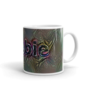 Debbie Mug Dark Rainbow 10oz left view