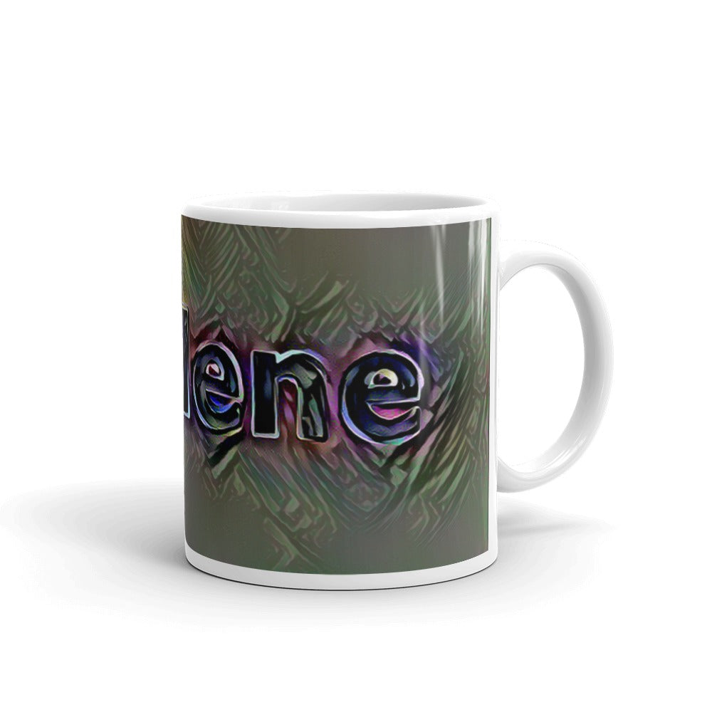 Gaylene Mug Dark Rainbow 10oz left view