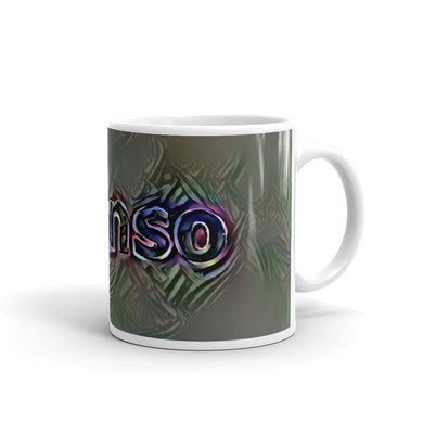 Afonso Mug Dark Rainbow 10oz left view