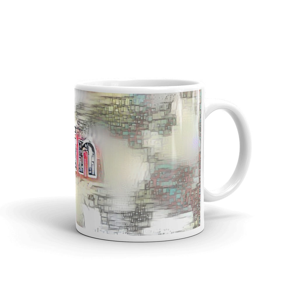 Lin Mug Ink City Dream 10oz left view