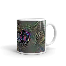 Load image into Gallery viewer, Edith Mug Dark Rainbow 10oz left view