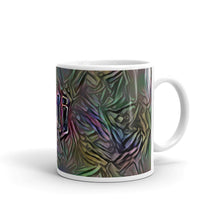 Load image into Gallery viewer, Eli Mug Dark Rainbow 10oz left view