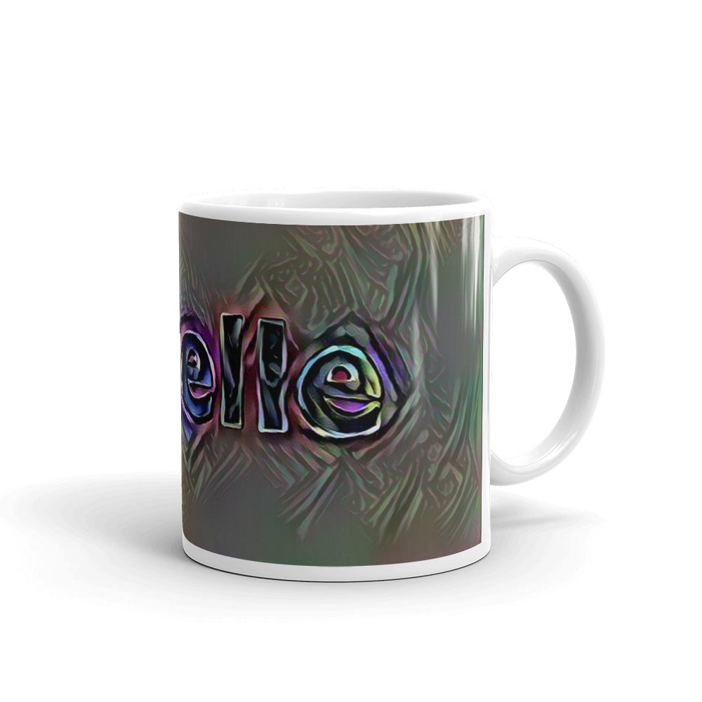 Janelle Mug Dark Rainbow 10oz left view