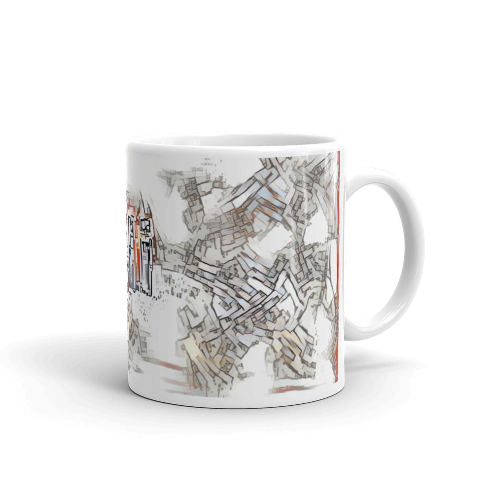 Eli Mug Frozen City 10oz left view