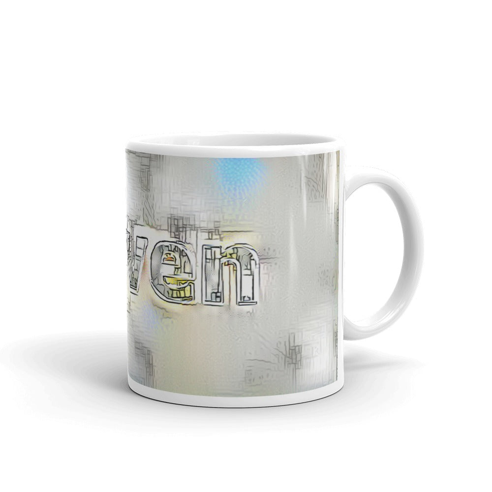Steven Mug Victorian Fission 10oz left view