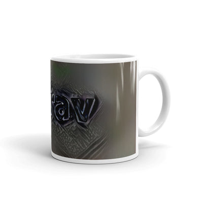 Aarav Mug Charcoal Pier 10oz left view