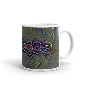 Rebecca Mug Dark Rainbow 10oz left view