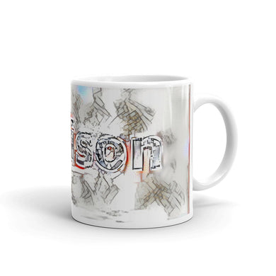 Addison Mug Frozen City 10oz left view