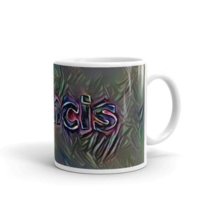 Francis Mug Dark Rainbow 10oz left view