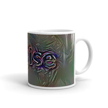 Load image into Gallery viewer, Louise Mug Dark Rainbow 10oz left view