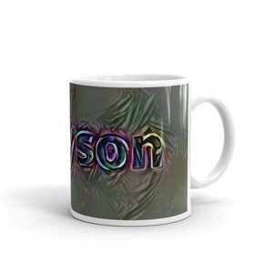 Greyson Mug Dark Rainbow 10oz left view