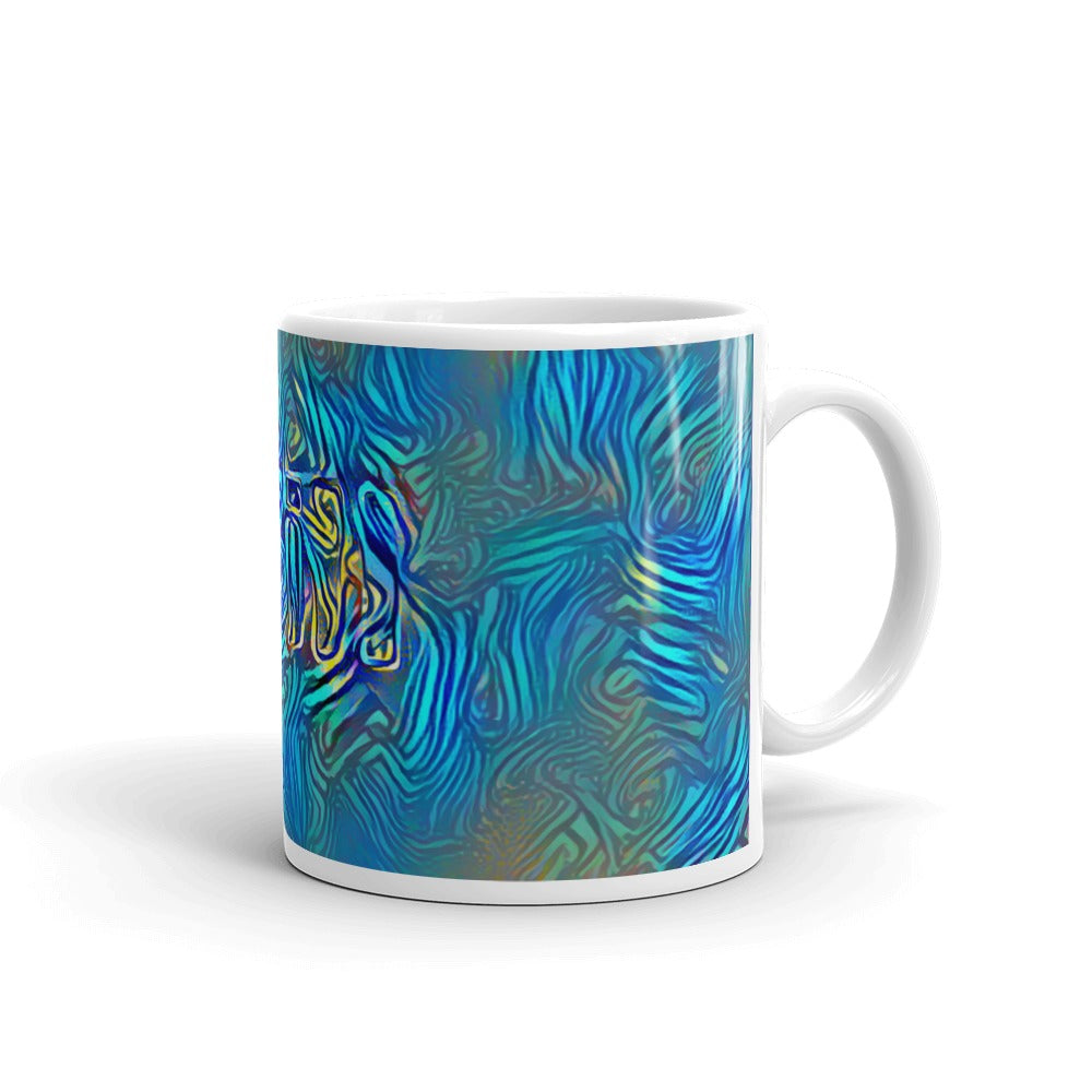 Will Mug Night Surfing 10oz left view