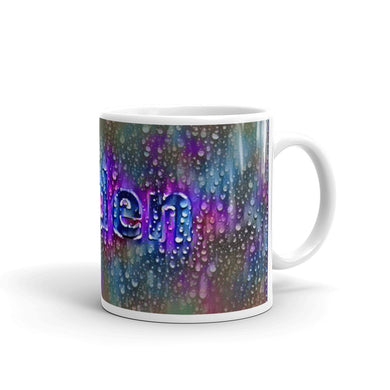 Aaden Mug Wounded Pluviophile 10oz left view
