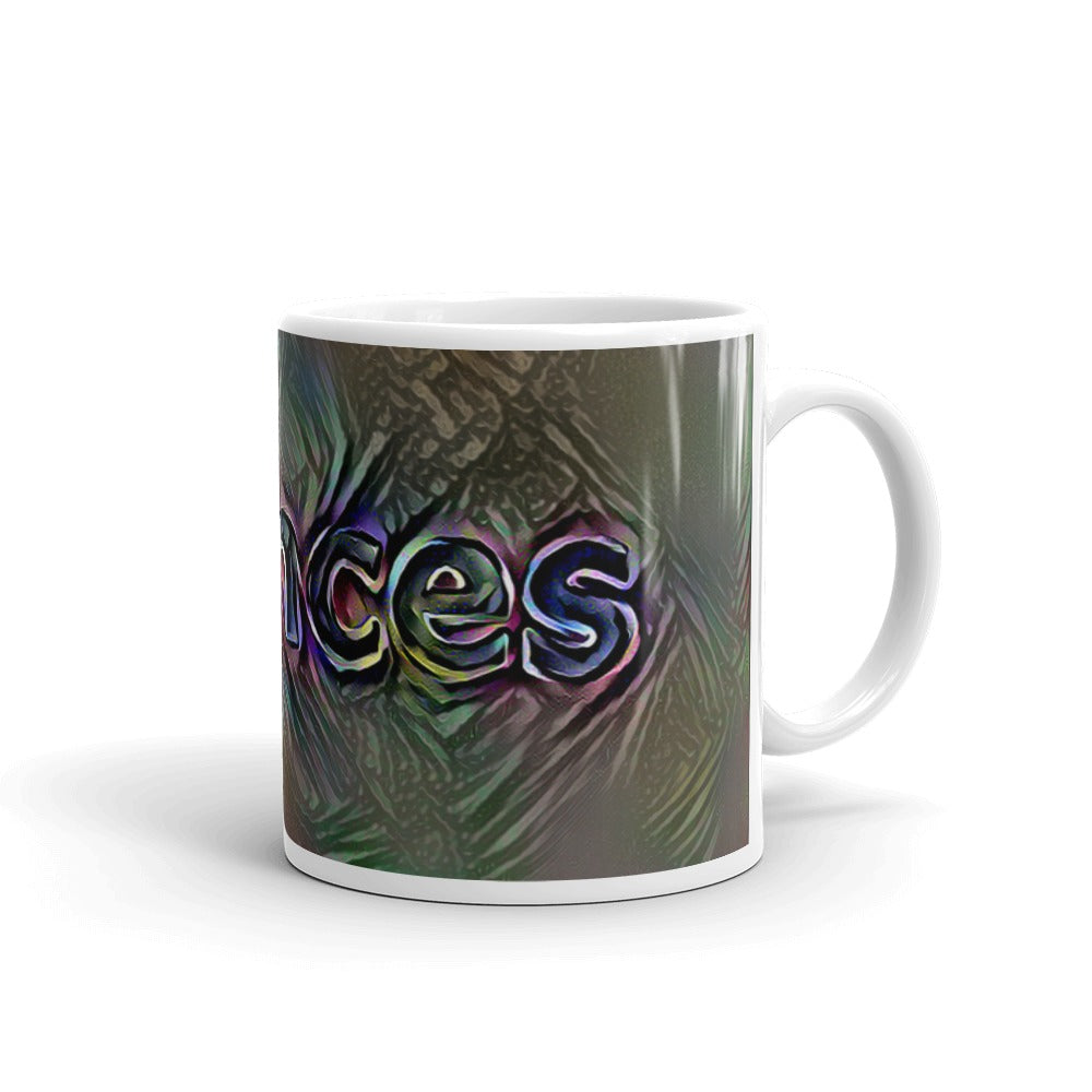 Frances Mug Dark Rainbow 10oz left view