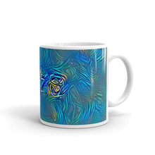 Load image into Gallery viewer, Aliza Mug Night Surfing 10oz left view