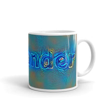 Load image into Gallery viewer, Alexander Mug Night Surfing 10oz left view