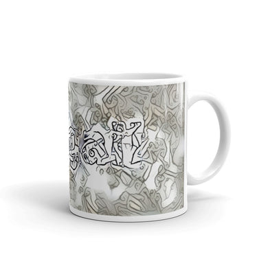 Abigail Mug Perplexed Spirit 10oz left view