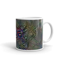 Load image into Gallery viewer, Ava Mug Dark Rainbow 10oz left view