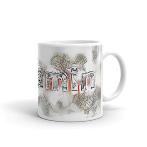 Benjamin Mug Frozen City 10oz left view