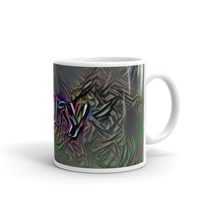 Gary Mug Dark Rainbow 10oz left view