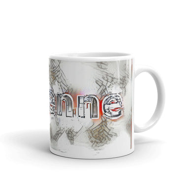 Adrienne Mug Frozen City 10oz left view