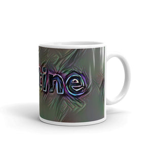 Justine Mug Dark Rainbow 10oz left view
