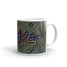 Load image into Gallery viewer, Sandra Mug Dark Rainbow 10oz left view
