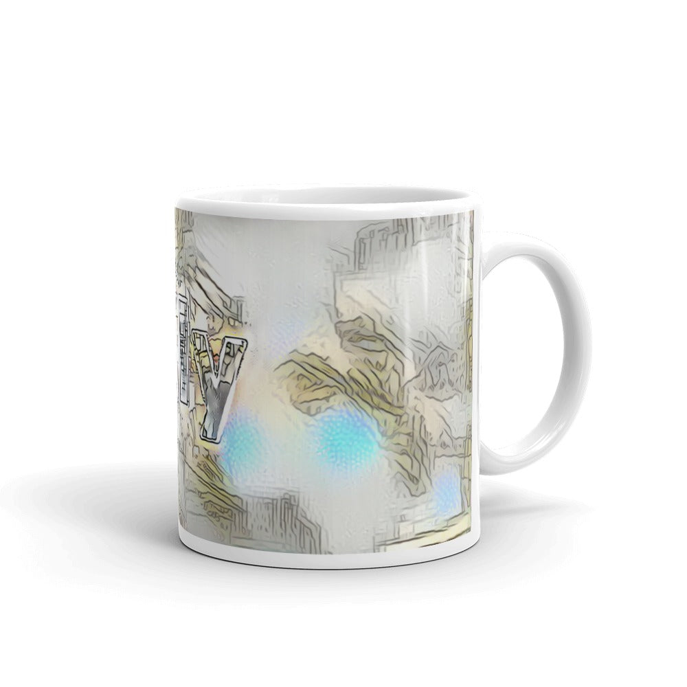 Lily Mug Victorian Fission 10oz left view
