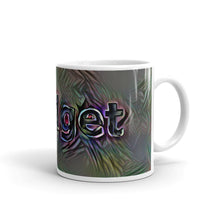 Load image into Gallery viewer, Bridget Mug Dark Rainbow 10oz left view