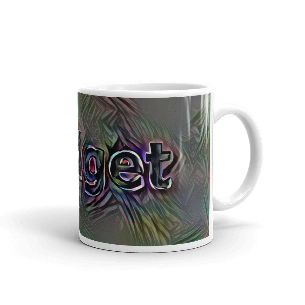 Bridget Mug Dark Rainbow 10oz left view