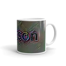 Load image into Gallery viewer, Wesson Mug Dark Rainbow 10oz left view