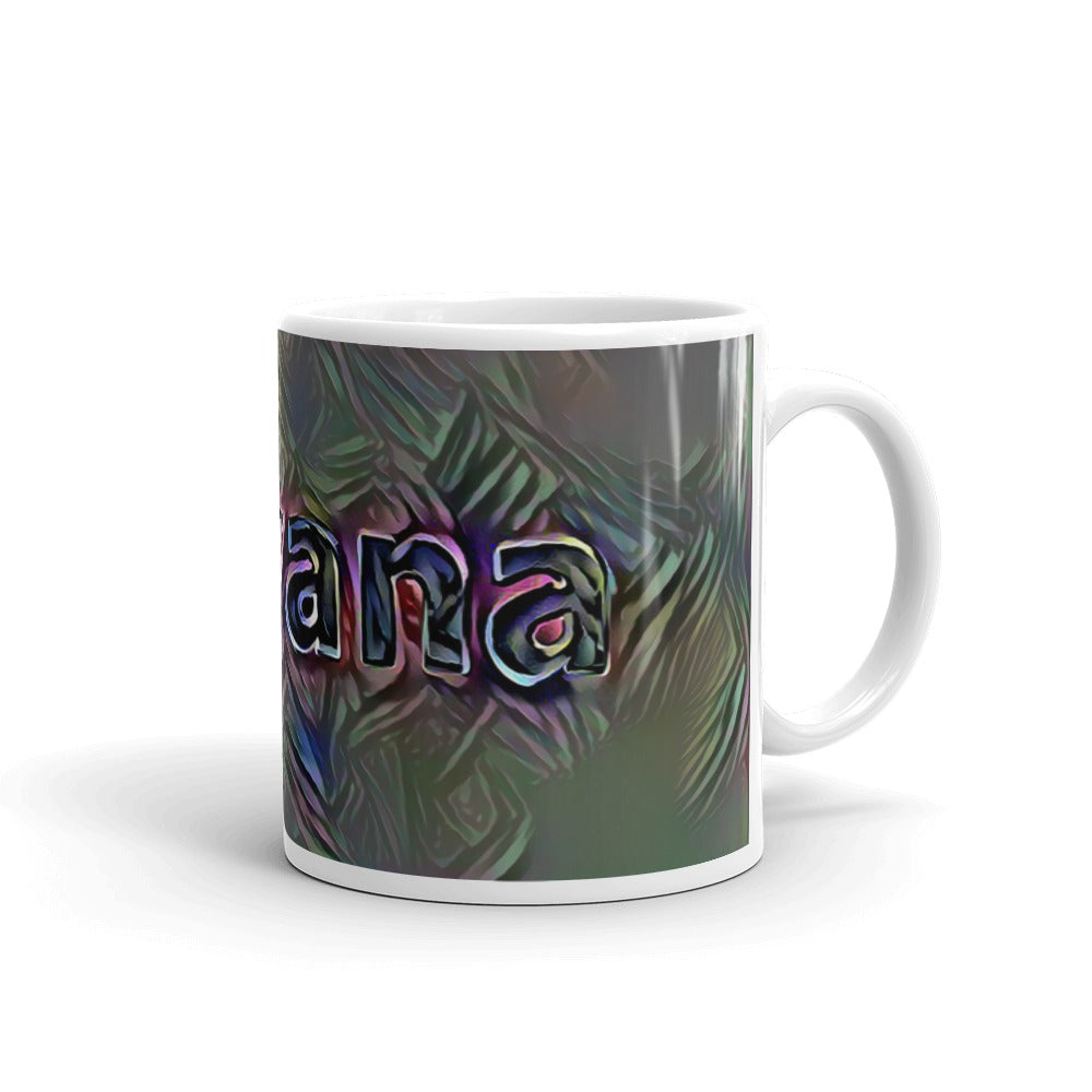Havana Mug Dark Rainbow 10oz left view