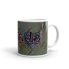 Load image into Gallery viewer, Amanda Mug Dark Rainbow 10oz left view