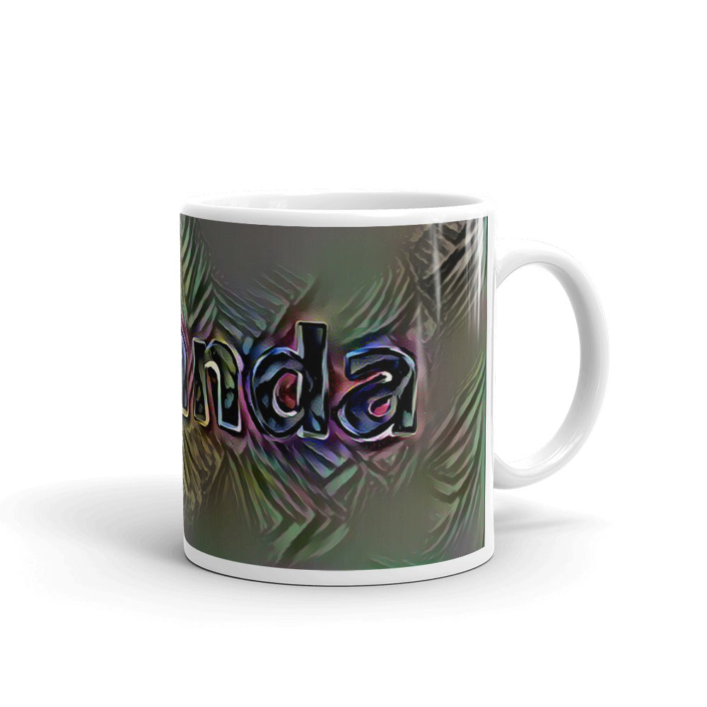 Amanda Mug Dark Rainbow 10oz left view