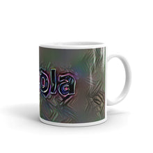 Load image into Gallery viewer, Nicola Mug Dark Rainbow 10oz left view