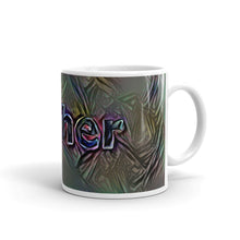Load image into Gallery viewer, Esther Mug Dark Rainbow 10oz left view